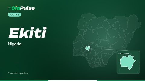 9jaPulse graphic: map of Nigeria highlighting Ekiti, Nigeria