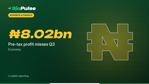 9jaPulse graphic: ₦8.02bn – Pre-tax profit misses Q3