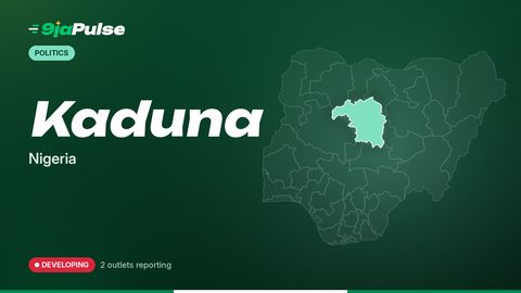9jaPulse graphic: map of Nigeria highlighting Kaduna, Nigeria