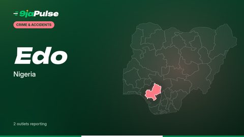 9jaPulse graphic: map of Nigeria highlighting Edo, Nigeria