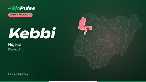 9jaPulse graphic: map of Nigeria highlighting Kebbi, Nigeria