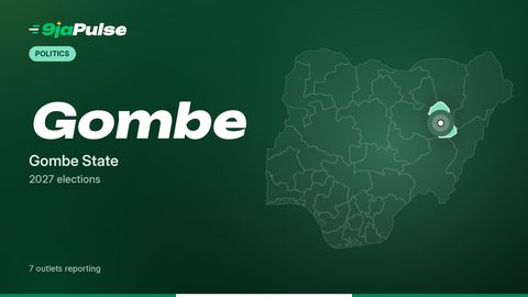 9jaPulse graphic: map of Nigeria highlighting Gombe, Gombe State