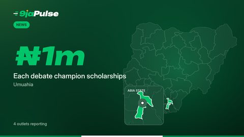 9jaPulse graphic: ₦1m – Each debate champion scholarships