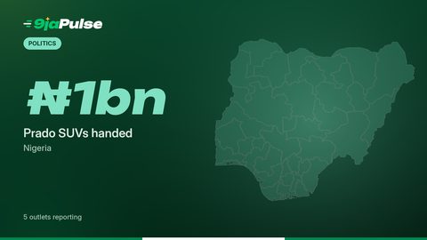 9jaPulse graphic: ₦1bn – Prado SUVs handed