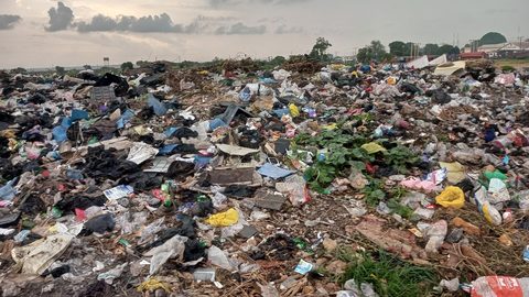 Kaduna State, Nigeria – Refuge dumps located at Mahuta street kakuri kaduna south kaduna state