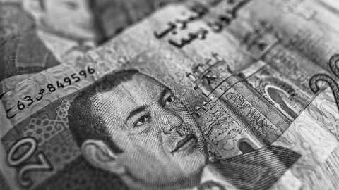 Illustrative photo: dirham, moroccan currency, banknote
